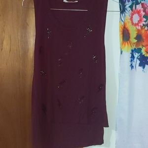 It Heart Closet burgendy tank top